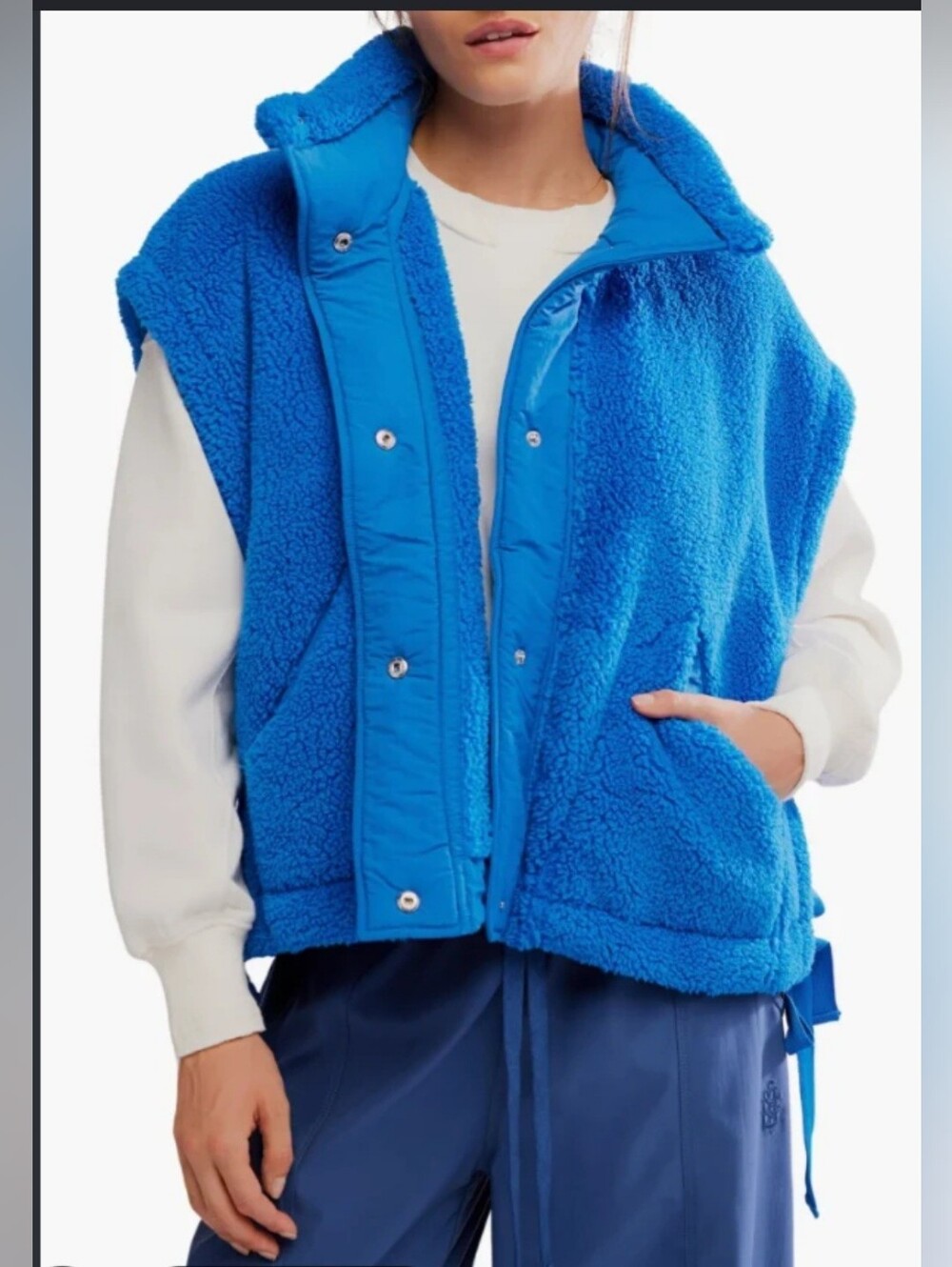 NWOT Free People Movement Scout it Out Fleece Vest